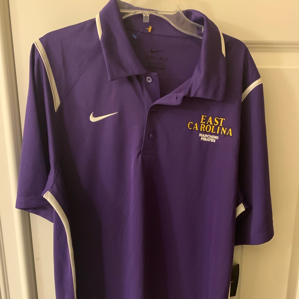 Nike East Carolina marching pirates golf polo
